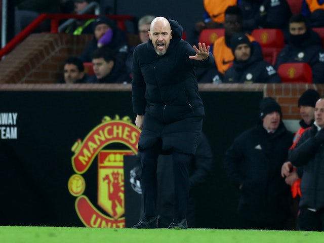 L'entraîneur-chef de Manchester United, Erik ten Hag, le 6 décembre 2023
