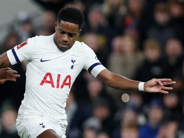 Ryan Sessegnon de Tottenham Hotspur le 5 janvier 2024 Ryan Sessegnon de Tottenham Hotspur le 5 janvier 2024