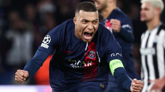 La superstar du PSG Kylian Mbappe a marqué 16 buts lors des huitièmes de finale de l'UEFA Champions League