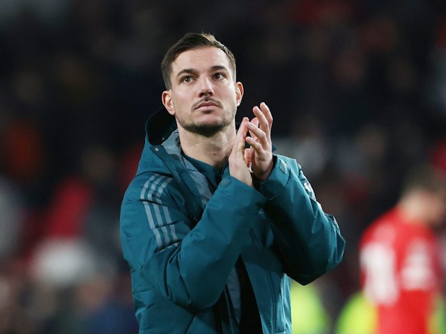 Cedric Soares d'Arsenal photographié en décembre 2023 Cedric Soares d'Arsenal photographié en décembre 2023