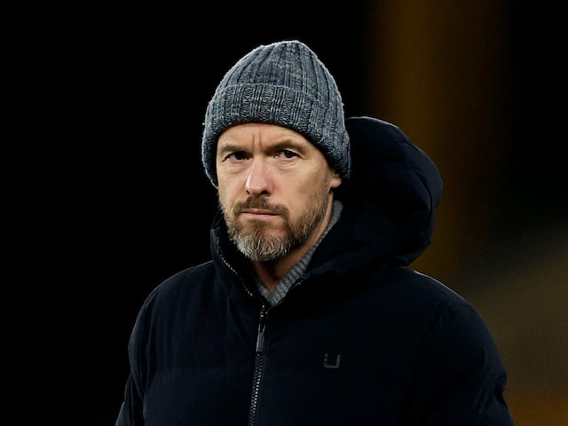 Erik Ten Hag, manager de Manchester United, photographié le 1er février 2024