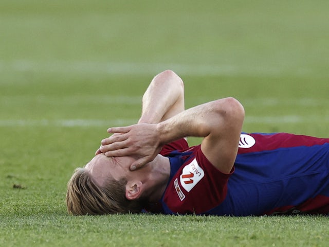 Le milieu de terrain de Barcelone Frenkie de Jong le 23 septembre 2023