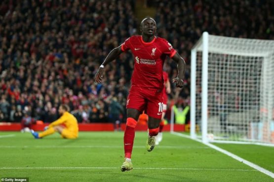 Sadio Mané a marqué 15 buts lors des huitièmes de finale de la Ligue des Champions