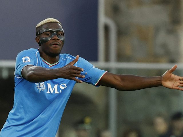 Victor Osimhen de Naples le 24 septembre 2023