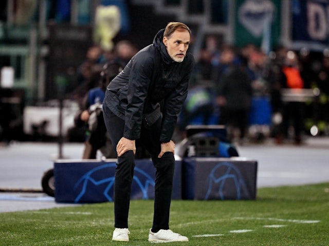 L'entraîneur du Bayern Munich Thomas Tuchel réagit le 14 février 2024