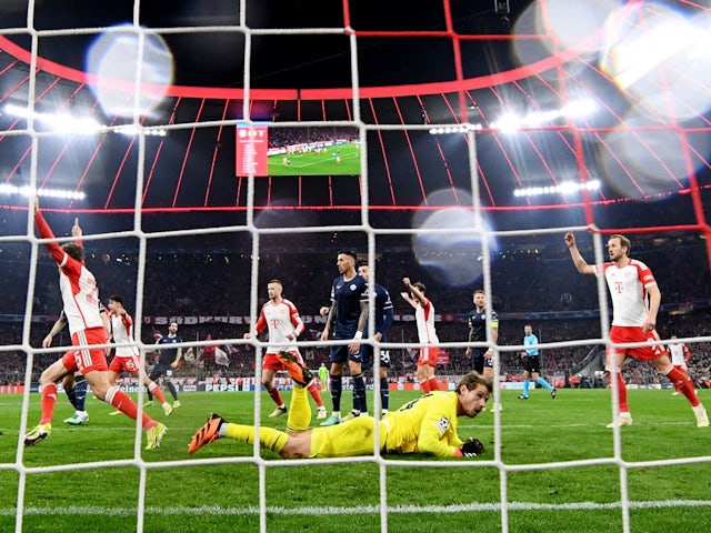 Thomas Muller du Bayern Munich marque son deuxième but le 5 mars 2024