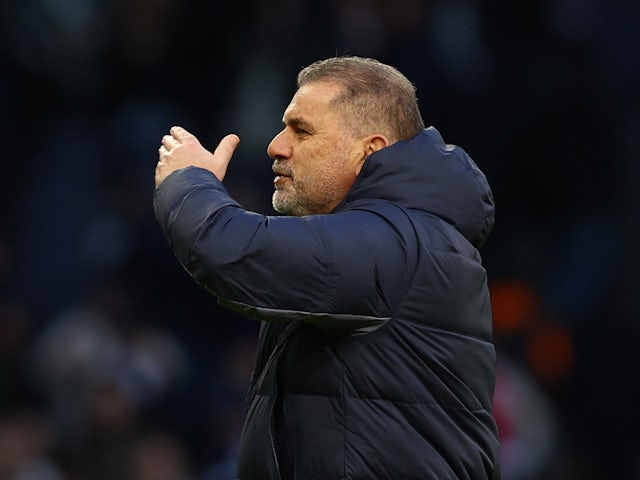 Ange Postecoglou, manager de Tottenham Hotspur, photographié le 2 mars 2024