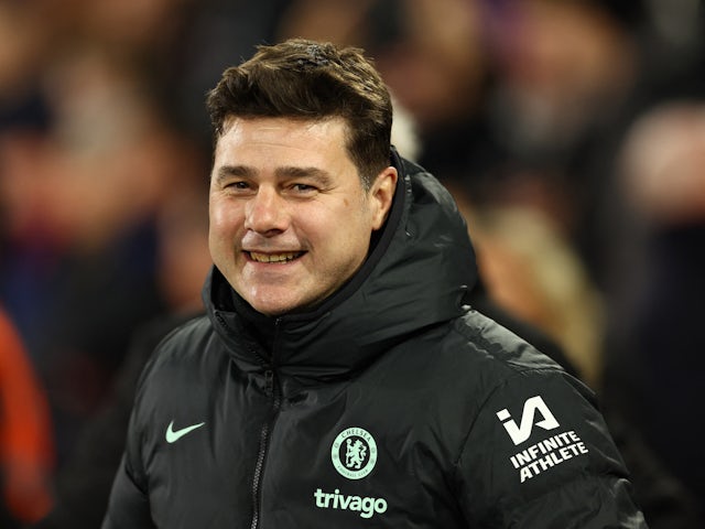 Mauricio Pochettino, manager de Chelsea, le 12 février 2024