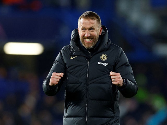 L'entraîneur-chef de Chelsea, Graham Potter, après la victoire en Ligue des champions contre le Borussia Dortmund le 7 mars 2023.