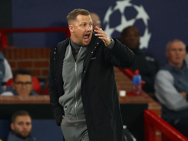 Jacob Neestrup, entraîneur du FC Copenhague, le 24 octobre 2023