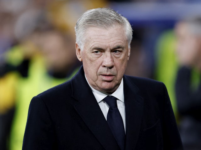 Carlo Ancelotti, entraîneur du Real Madrid, avant le match du 5 mars 2024