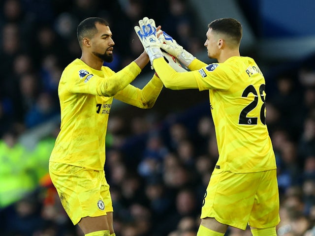Djordje Petrovic de Chelsea remplace Robert Sanchez le 10 décembre 2023.