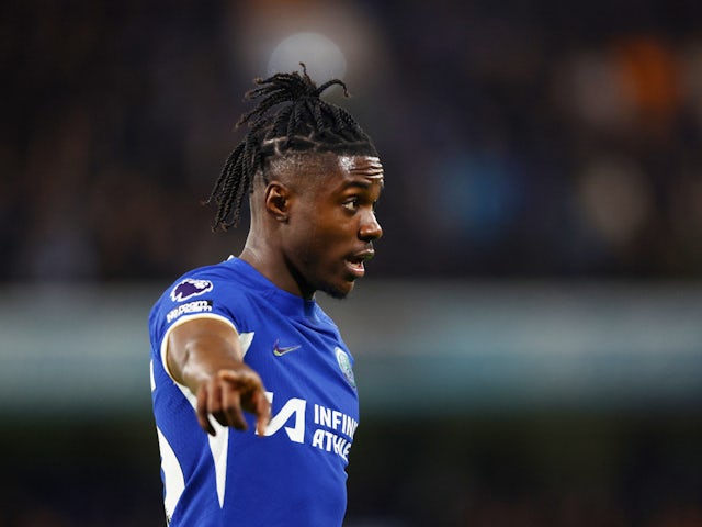 Roméo Lavia en action pour Chelsea le 27 décembre 2023 Roméo Lavia en action pour Chelsea le 27 décembre 2023