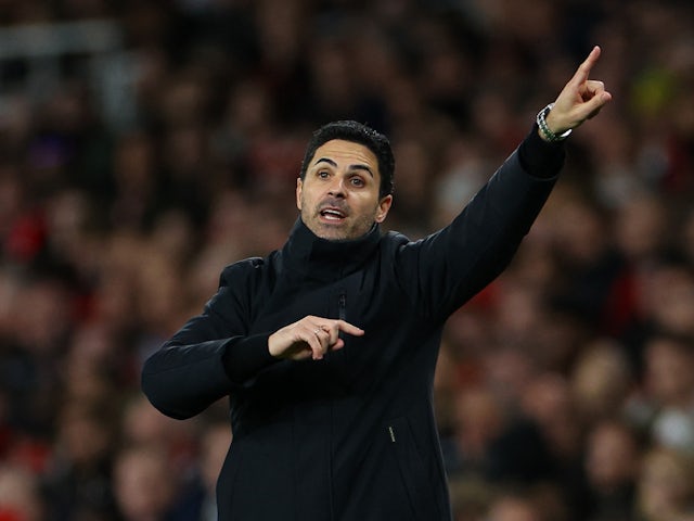 Mikel Arteta, manager d'Arsenal, photographié le 3 avril 2024