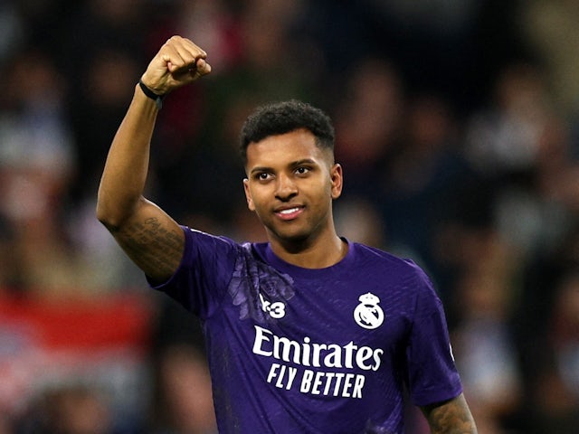 Rodrygo du Real Madrid le 31 mars 2024