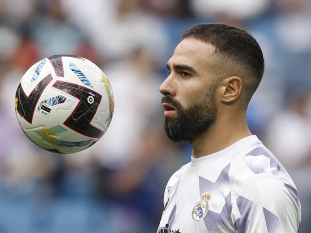 Le défenseur du Real Madrid Dani Carvajal photographié le 16 octobre 2022