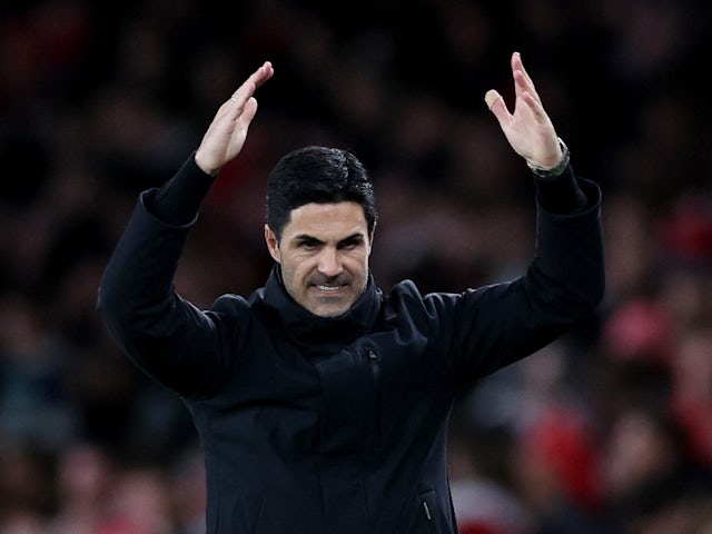 Mikel Arteta, manager d'Arsenal, photographié le 9 avril 2024