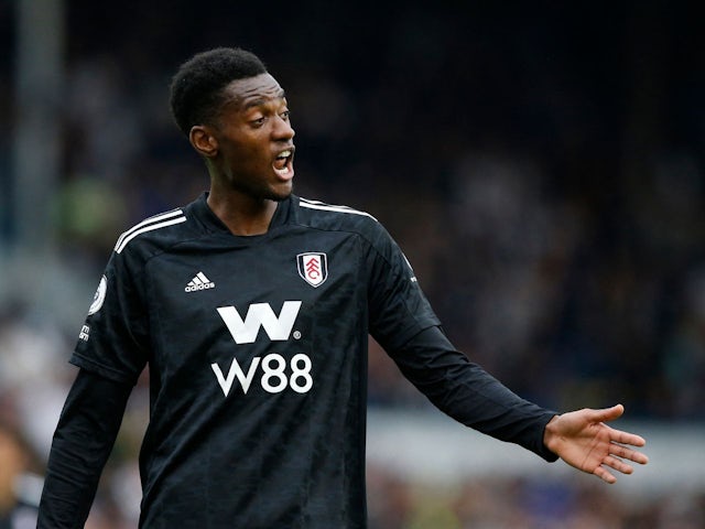 Tosin Adarabioyo de Fulham réagit le 23 octobre 2023