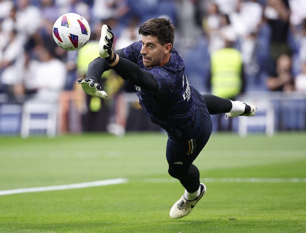 Thibaut Courtois du Real Madrid le 4 mai 2024