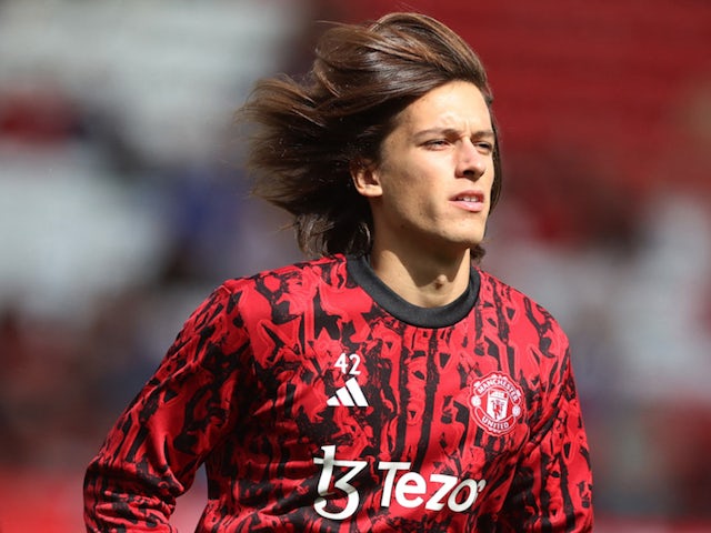 Alvaro Fernandez de Manchester United en août 2023