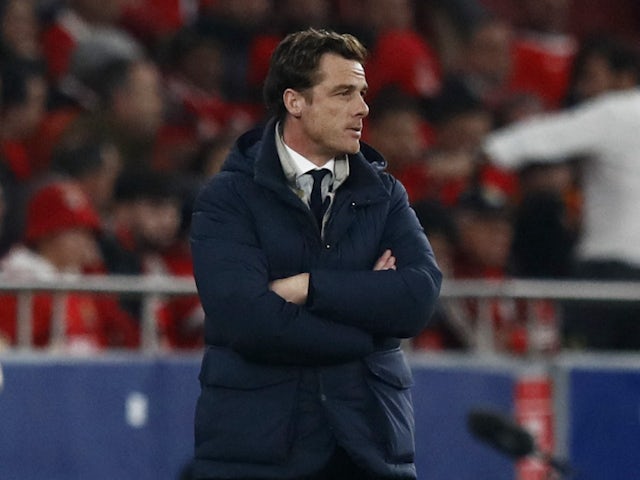 L'entraîneur du Club Bruges, Scott Parker, le 7 mars 2023