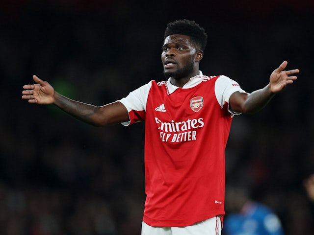 Thomas Partey en action pour Arsenal le 20 octobre 2022