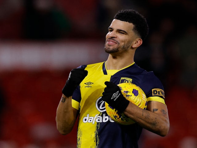 L'attaquant de Bournemouth Dominic Solanke photographié le 23 décembre 2023