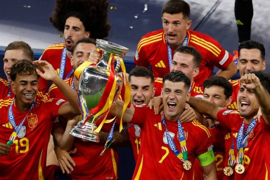 L'Espagne remporte la finale de l'EURO 2024 L'Espagne est la 3ème meilleure équipe du classement masculin de la FIFA