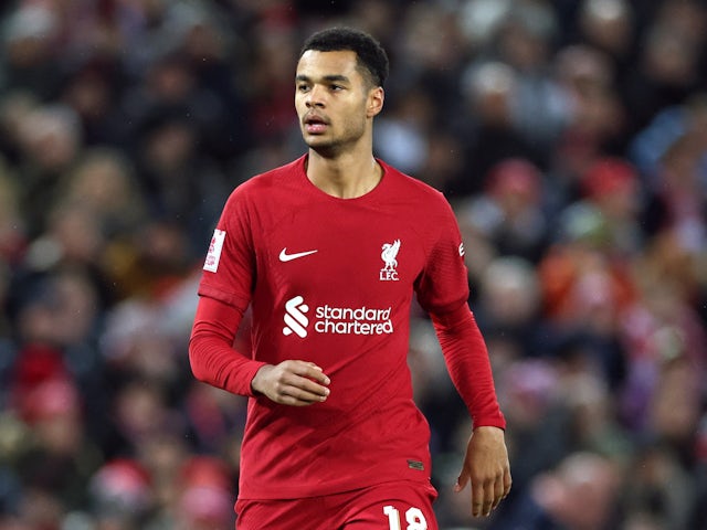 L'attaquant de Liverpool Cody Gakpo photographié le 7 janvier 2023