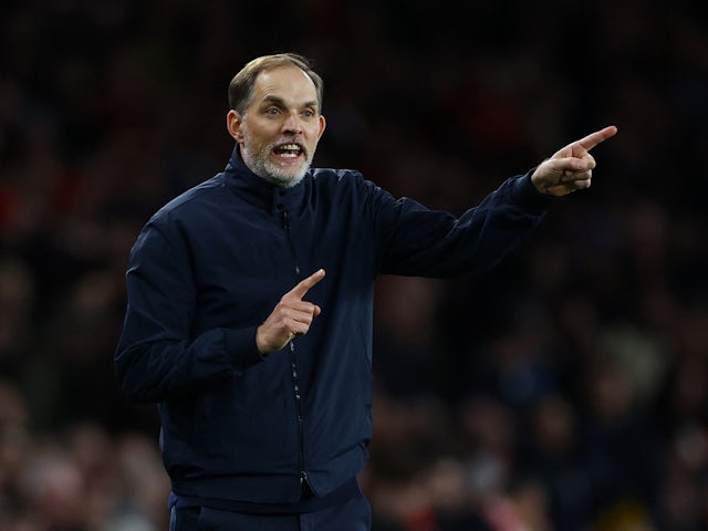 L'entraîneur du Bayern Munich Thomas Tuchel le 9 avril 2024