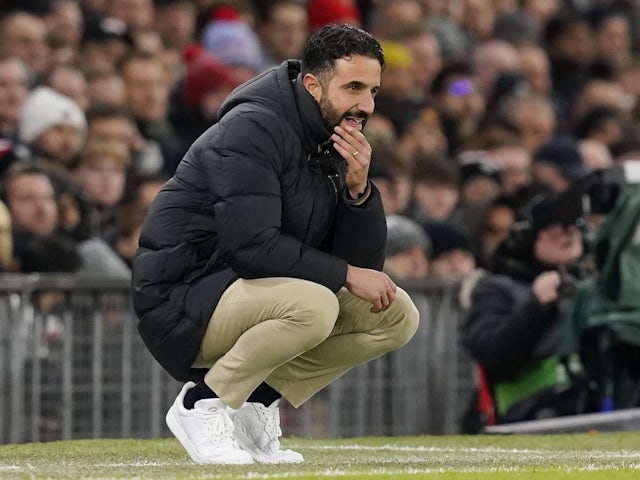 Ruben Amorim, entraîneur-chef de Manchester United, le 28 novembre 2024