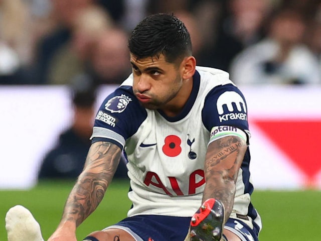 Cristian Romero de Tottenham Hotspur photographié le 3 novembre 2024 Cristian Romero de Tottenham Hotspur photographié le 3 novembre 2024