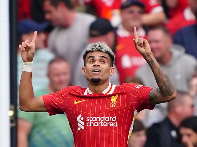 Luis Diaz de Liverpool photographié le 21 septembre 2024