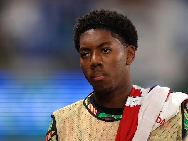 Myles Lewis-Skelly d'Arsenal photographié le 19 septembre 2024