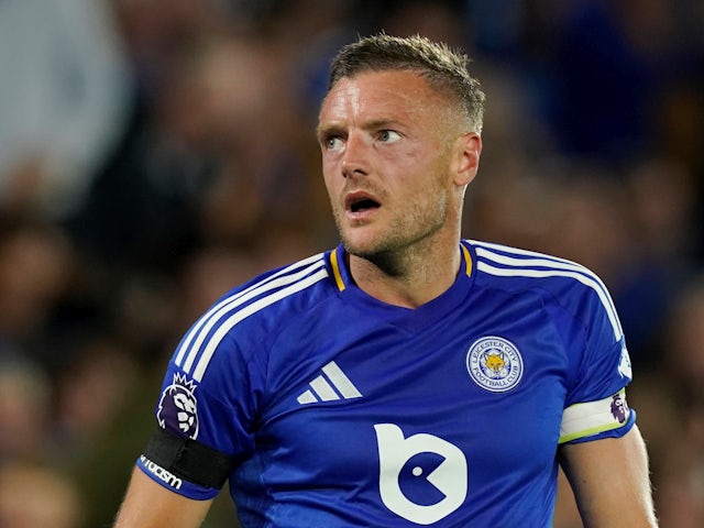 Jamie Vardy de Leicester City photographié le 19 août 2024