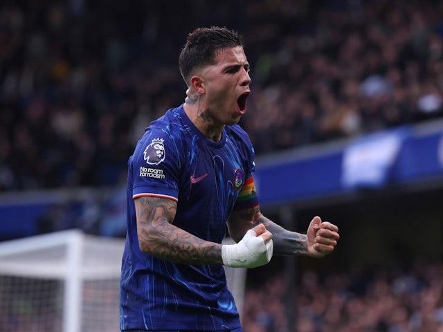 Enzo Fernandez pour Chelsea le 1er décembre 2024