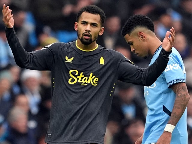 Iliman Ndiaye d'Everton photographié le 26 décembre 2024