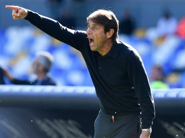 L'entraîneur de Naples Antonio Conte le 3 novembre 2024