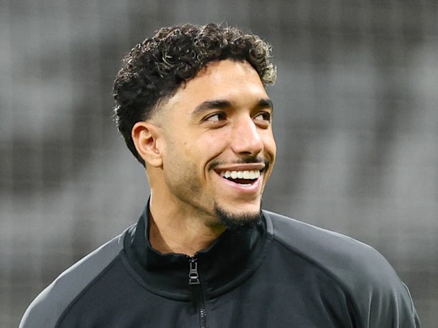 Omar Marmoush de l'Eintracht Francfort le 23 novembre 2024