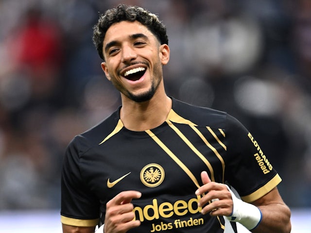 Omar Marmoush de l'Eintracht Francfort le 2 novembre 2024