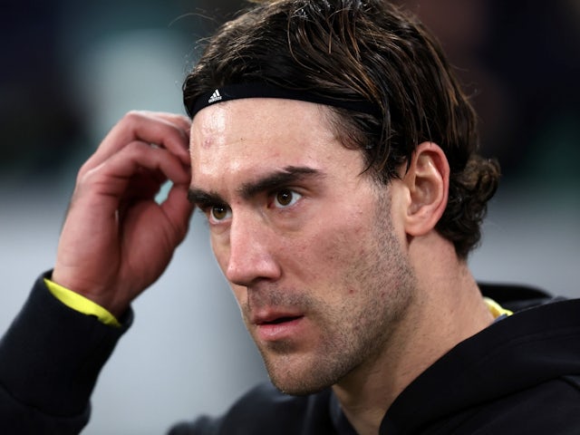 Dusan Vlahovic de la Juventus le 7 décembre 2024 Dusan Vlahovic de la Juventus le 7 décembre 2024