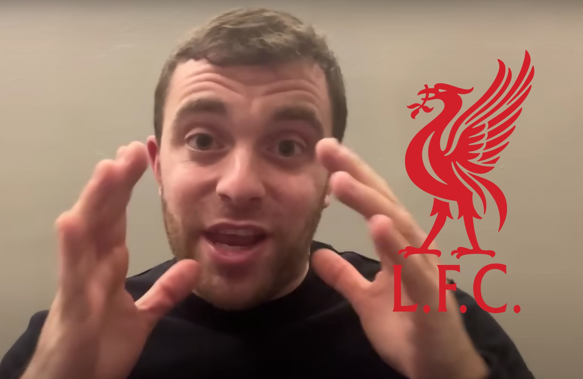 Fabrizio Romano speaking on his YouTube channel.