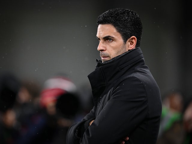 Le manager d'Arsenal Mikel Arteta illustré le 4 janvier 2025