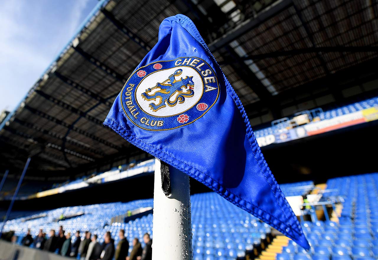 Chelsea Flag At Stamford Bridge