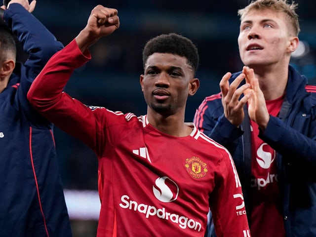 Amad Diallo de Manchester United fait la fête le 15 décembre 2024