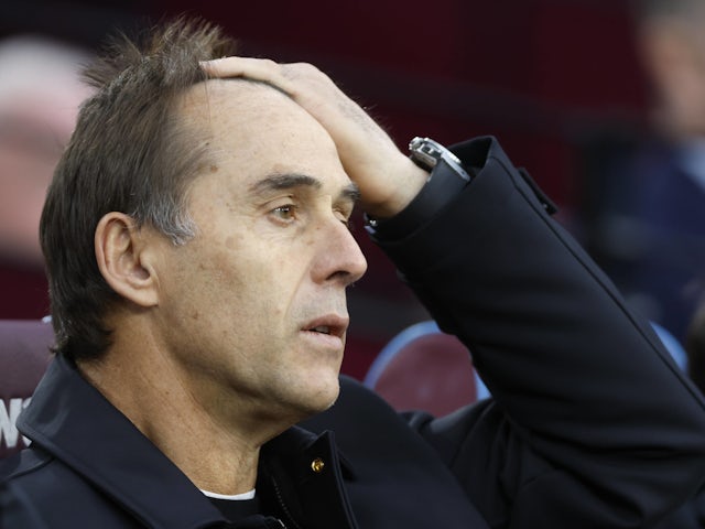 Le patron de West Ham United, Julen Lopetegui, en décembre 2024.