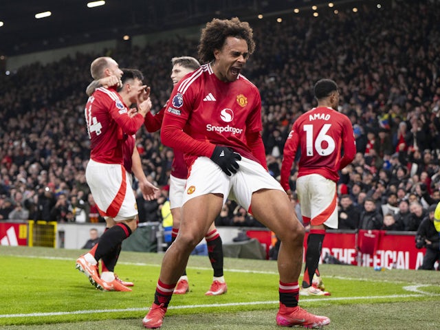 Joshua Zirkzee de Manchester United le 16 janvier 2025