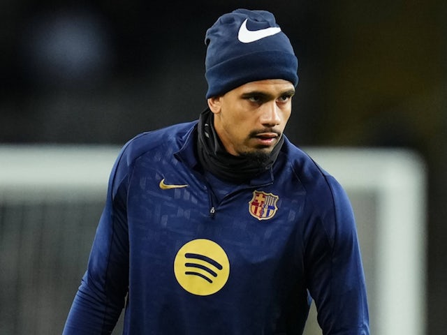 Le défenseur de Barcelone Ronald Araujo le 21 décembre 2024