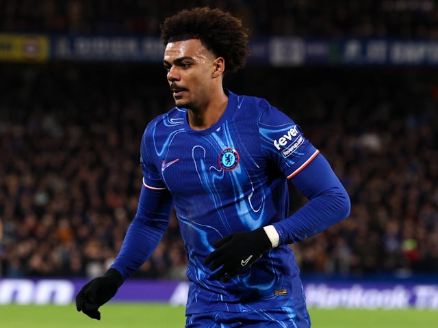 Le défenseur de Chelsea Renato Veiga en décembre 2024.