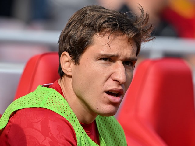 Federico Chiesa de Liverpool photographié le 21 septembre 2024